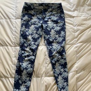 Gap always skinny printed jeans